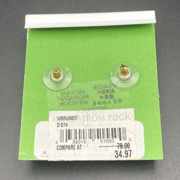 Kate Spade Candy Shop Cluster Studs Crystal Multicolor Facet Party Gold Tone 1" - Picture 5 of 7